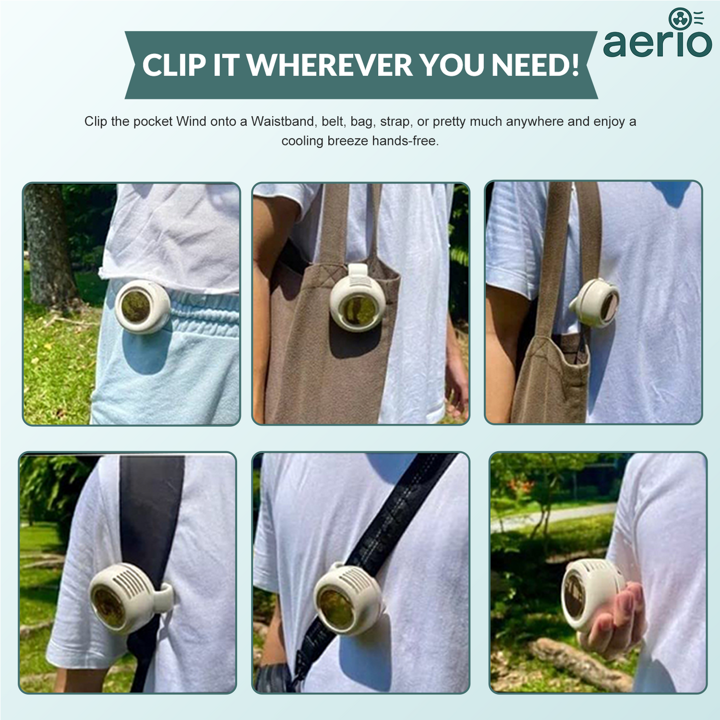 Portable Clip-On Fan