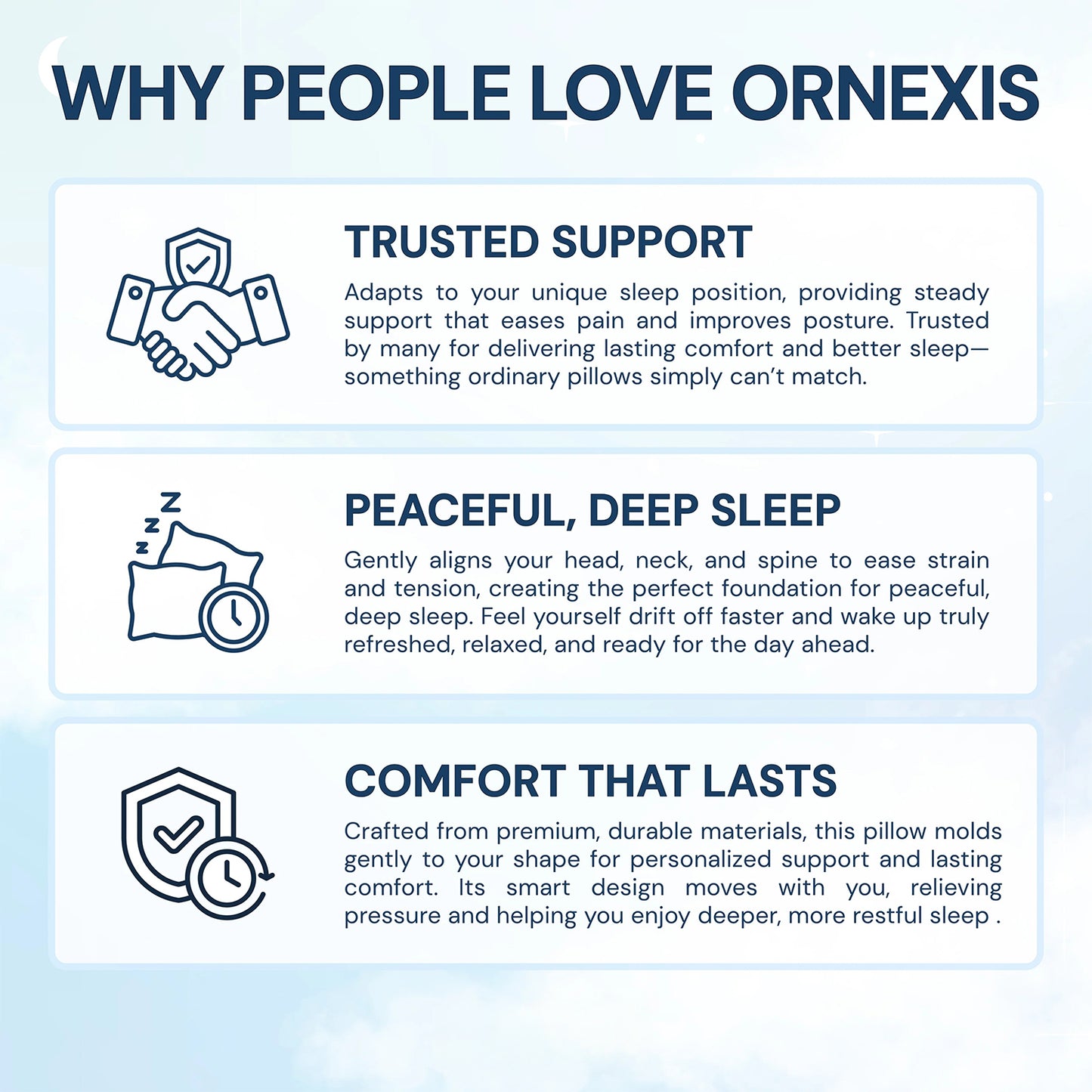 ERGONOMIC RELIEF PILLOW